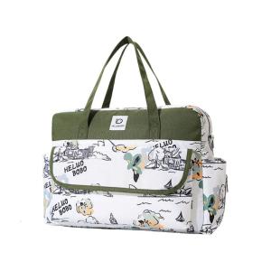 Abstract Colorful Mom Bag Handbag Travel Bag Fashionable Multipurpose Mom Bag Baby Diaper Storage Bag for Mom Dads