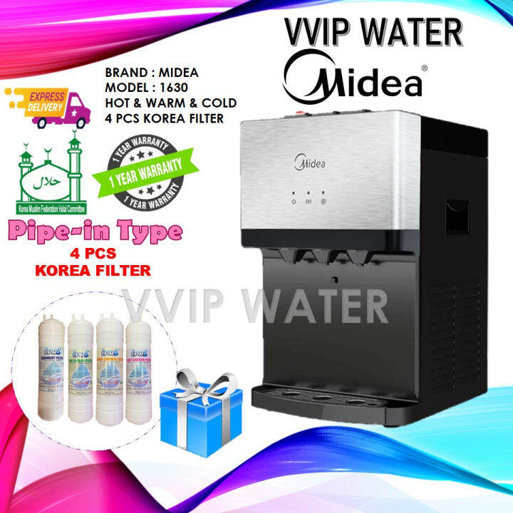 Penapis Air Midea Mild Alkaline Water Dispenser Hot Normal Cold Model 1635 Or 1630 With 4 Korea 4337