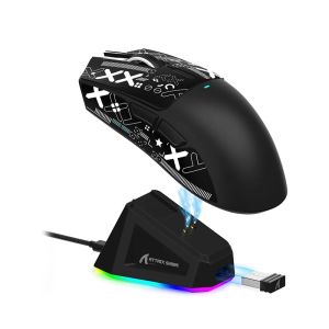 ATTACK SHARKe X11 Wireless Player Mous PixArt PAW3311 Sensor RGB Charging Dock Low-latency High-performance Gaming Mouse2026