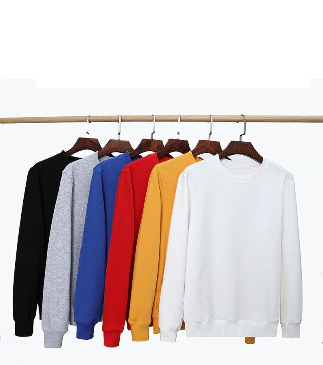 HOODIE POLOS DEWASA TANPA KUPLUK SWEATER POLOS Sweater Panjang