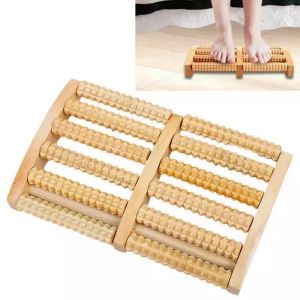 SH Foot massage Wooden Roller Massager Reflexology Hand Foot Back Body Therapy Fashionapple