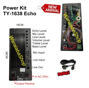 MESIN  SPEAKER ACTIVE / POWER KIT TY-1638 ECHO SUARA JAMIN MANTAP