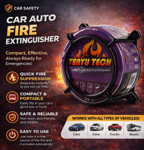 AUTO FIRE EXTINGUISHER FOR CAR BUS TRUCK LORRY PRIVATE VEHICLE