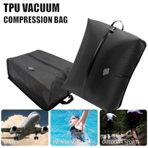 16L Vacuum Compression Bag with Air Pump Reusable Travel Storage Bag Outdoor Compression Backpack Luggage Bag