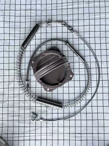 Outdoor 304 Stainless Steel Spring Set Outdoor Trap Pest Trap Complete Set Delivered 4mm 2-Section Spring Model Pedal Size 9 Inches.