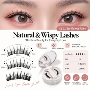 CL01 Sunflower Fairy Magnetic Eyelashes