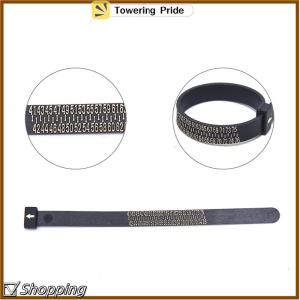 [Towering Pride] WORE Ring Sizer US Europe UK Tape Ruler Measuring Finger Jewelry Measure Gauge Tool