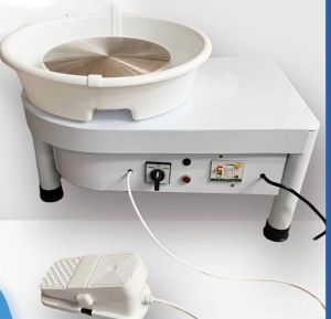 Bàn xoay gốm bằng điện hợp kim nhôm cao cấp  2 Chế độ đảo chiều  điều chỉnh tốc độĐảm bảo an toàn khi sử dụng