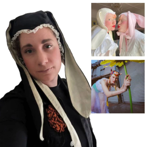 Mũ hình thỏ mũ Halloween mũ trùm đầu Headgear Cho Ngoài Trời Sừng tai dài Nhiều Màu Lớn Sừng Tai Halloween Beanie