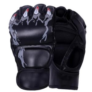 MMA Gloves Boxing Gloves Training Gloves Kickboxing Gloves Half Finger Punching Gloves Heavy Bag Gloves for Sport