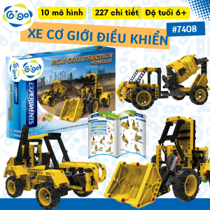 Đồ chơi Xe Cơ Giới Điều Khiển Từ Xa Gigo #7408 (10 mô hình)