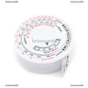 feibeinan66 BMI เทปวัดดัชนีมวลกาย เทปวัดขนาด150ซม. เครื่องคิดเลขอาหารลดน้ำหนักเครื่องมือวัด