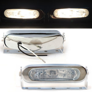 Sub Zero Car Foglamp Fog light chrome body SZ-9908 12V Oblong 2pcs/set