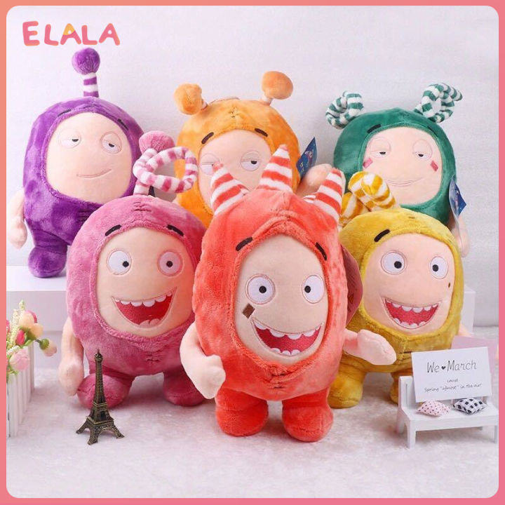 ELALA Cartoon Oddbods Anime Plush Toy Treasure of Soldiers Monster Soft Stuffed Toy Fuse Bubbles Zeke Jeff Doll for Kids Gift Lazada PH