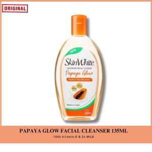 SkinWhite Papaya Milk Lotion Set 200ml Cleanser and Whitening Soap