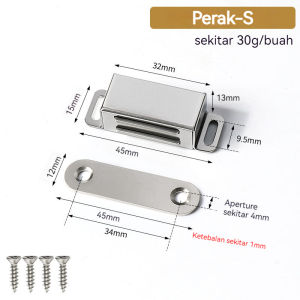 Kunci Lemari Magnet  Magnet Penahan Pintu Lemari Kunci Pintu Magnet Lemari Pintu Stainless Steel