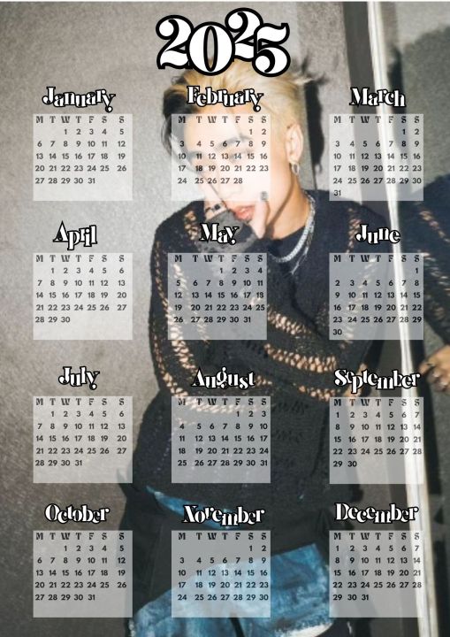 SB19 JOSH 2025 POSTER CALENDAR Lazada PH