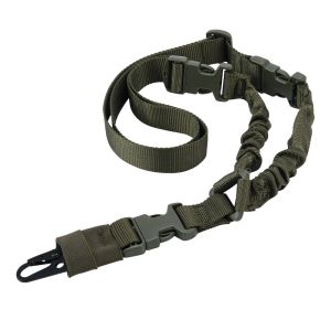 BLACKON American Style Single-Point Sling Strap Adjustable with Shoulder Pad Outdoor Game Task Rope Metal Buckle Heavy-Duty Safety Rope Belt Outdoor Activities
