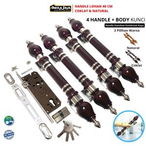 Handle Pintu 1 Set Kunci Panjang 40 cm / Tarikan Pintu / Pegangan Pintu Rumah / Kunci Pintu Rumah / Gagang Pintu / Handle Pintu Rumah