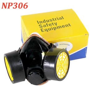 NP305 / NP306 Single Dual Filter Respirator Chemical Gas Mask