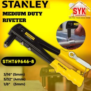 SYK Stanley STHT69646-8 Medium Duty Riveter Manual Fastener Tool Plier Hand Riveter Playar Tang Paku Rivet