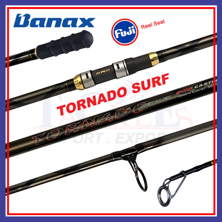 14'7ft-16'4ft) Banax Tornado Surf Fishing Rod Pantai Surf Cast