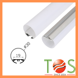 LUMY 0.5M/1M/1.5M/2M O Shape LED Light Linear Strip Aluminium Profile LED Casing with Milky Diffuser Lampu LED - L30