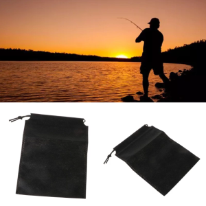 Fishing Reel Bag with Elastic Cord Household Outdoor Go Fishing Portable for Father Husband Boyfriend Go Fishing Present