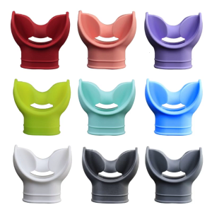 Universal Scuba Diving Snorkel Regulator Mouthpiece Replacement Silicone Snorkel Mouthpiece Scuba Diving Accessories