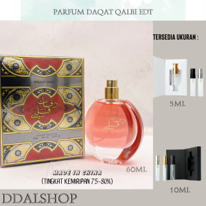 Parfum Wanita Arab Dubai Daqat Qalbi Rose Parfume eau de toilette 5ml 10ml 100ml
