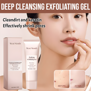 Deep Cleansing Exfoliating Gel Tightens Pores Deep Exfoliating Gel Glowing Skin Facial Skin Care Softens Dead Skin Cells
