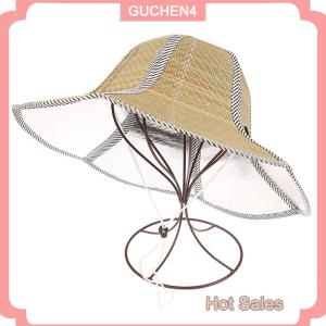 GUCHEN4🎀 Trung Quốc Tre Mây Mũ Retro Handmade Dệt Rơm Hat Du Lịch Mưa Đạo Cụ Khiêu Vũ Hình Nón Câu Cá Che Nắng Ngư Dân Hat