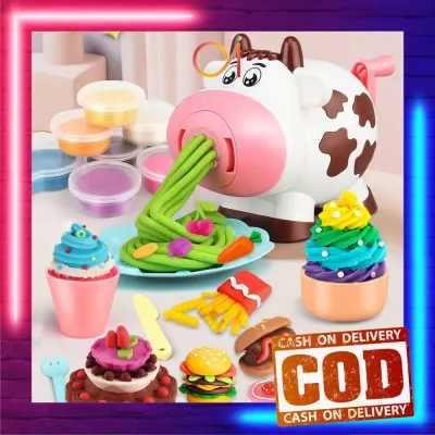 AI-M281 Maenan Set Lilin Tanah Liat Toys Kids / Mainan Edukasi Anak Plastisin Bentuk Sapi Cow Dream Clay