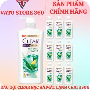 Dầu gội CLEAR bạc hà mát lạnh chai 350g