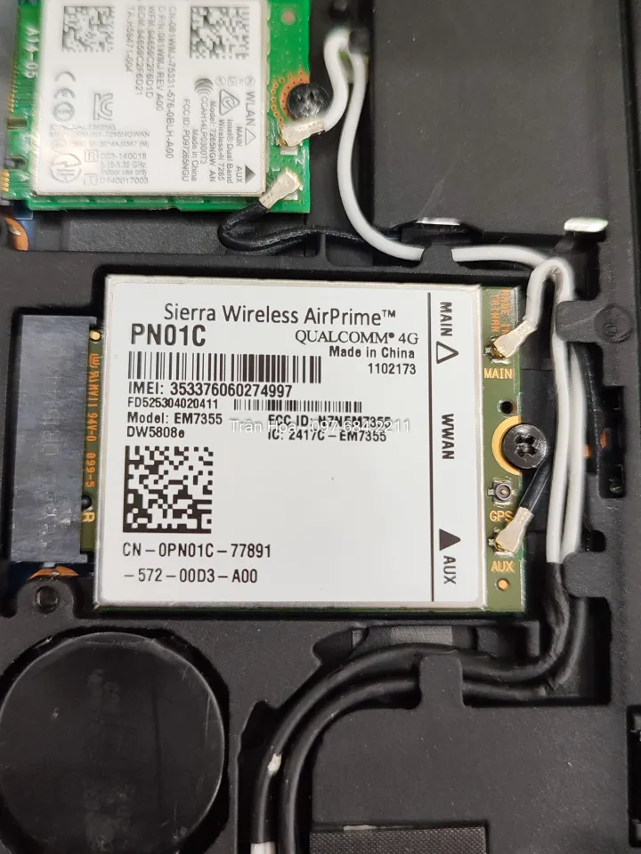 Tarjeta Inalámbrica Dell Latitude E7270 E7470 4G WWAN DW5811e Modelo