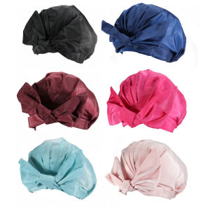 Trending Design Luxury Shower Cap Bath Caps Elastic Hair Caps for Women - Waterproof Reusable Size Adjustable Shower Caps [SG] [Plain]