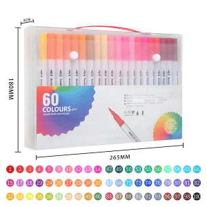 Watercolor Brush Pen 12/24/36/48/60/100 /120Color Marker Pens Art Sketching Drawing Set Painting