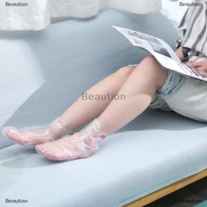 [COD] Beaution ถุงสปาแบบใช้แล้วทิ้งใส100ชิ้น ถุงเครื่องสปาดีท็อกซ์ป้องกันการติดเชื้อเล็บเท้าเครื่องมือเช็ดเท้าที่ทำความสะอาดเท้า