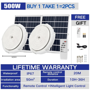 Solar Ceiling Light 8000w Solar Light outdoor waterproof solar light indoor light solar led light