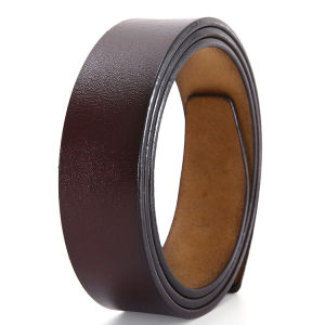 Người đàn ông của thắt lưng da thật không có khóa dây đeo tinh khiết thắt lưng không đầu khóa người đàn ông của không đục lỗ và thắt lưng eo không răng người đàn ông của da bò Quần vành đai cơ thể