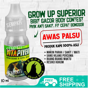 SEMPATI Vita Piyek Super Kicau Vitamin Burung Mempercepat Pertumbuhan Bulu Anakan Piyik VTNVPSK
