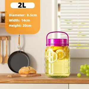 10L & 20L Large Pickled Glass Jar with Plastic Cap & Cover food storage dispensers balang kaca bekas kedap udara