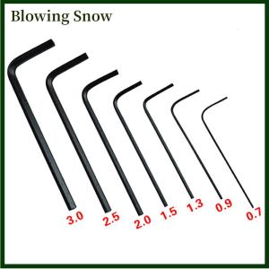 Blowing ชุดเครื่องมือไขควงหกเหลี่ยมหกเหลี่ยมขนาดเล็ก7ชิ้น ล็อต0.7มม.-3มม. ชุดเครื่องมือประแจ