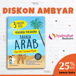 BUKU BELAJAR 3 LANGKAH JITU MENGUASAI PERCAKAPAN BAHASA ARAB
