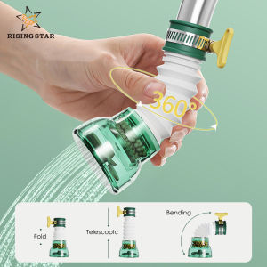 Rising Star 360° Rotation Can Be Stretched Extended Filter Water-saving Nozzle Stream Household Faucet Splash Filter Shower Head