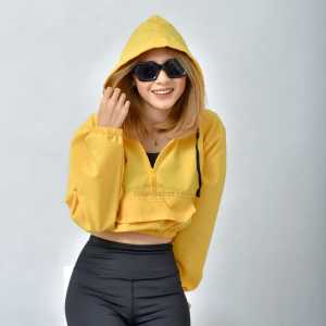 GRACIOUSTYLE-Jaket Parasut Anorak Crop Sport Casual Perempuan Cindy