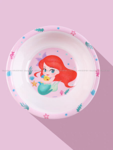[𝓛𝓲𝓶𝓮𝓲.𝓢𝓽𝓸𝓻𝓮] Bộ ăn dặm chén tô ly đĩa muỗng nĩa nhựa melamine hình công chúa Princess cho bé gái trẻ em ( không hộp )