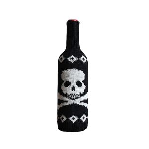 GUHEHARD PumpkinSkull Patten 11.8 Inch Fashion For HomeBar Halloween Supplies Halloween Wine Bag Champagne Bottle Bag Wine Bottle Cover Party Decor