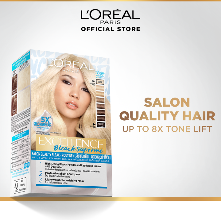 LOreal Paris Excellence Bleach Supreme Bleaching Set Hair Color Set