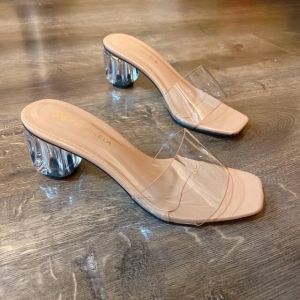 [Hoàn Tiền 15%]Guốc nữ quai trong  dép nữ cao gót dễ mang siêu êm chân ( kèm clip ) 009